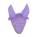 Centaur Crochet Ear Net with Metallic Trim