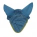 Centaur Crochet Ear Net with Metallic Trim