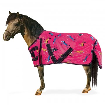 Centaur 600D Pony Print Pony Turnout Blanket- 200g